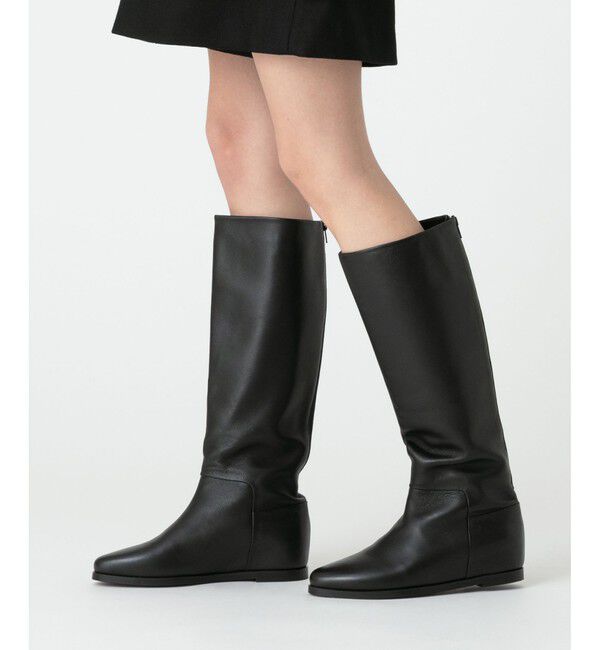 allureville「バックジップロングブーツ」|ロングブーツ|