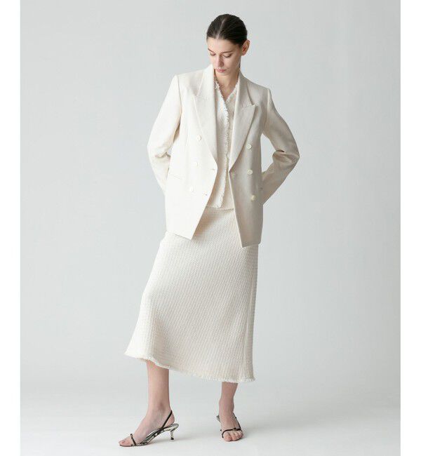 allureville「【セットアップ対応可能】ラスティックツイードスカート」|スカート|