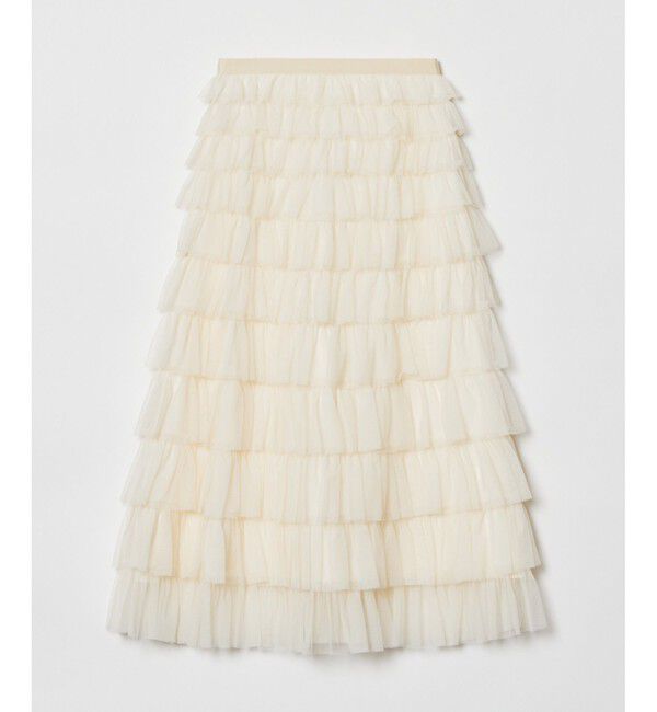 LOULOU WILLOUGHBY「【LOULOU WILLOUGHBY】ティアードチュールスカート」|スカート|