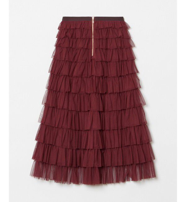 LOULOU WILLOUGHBY「【LOULOU WILLOUGHBY】ティアードチュールスカート」|スカート|