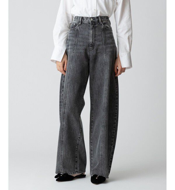 allureville「ラインデニムパンツ」|デニム|