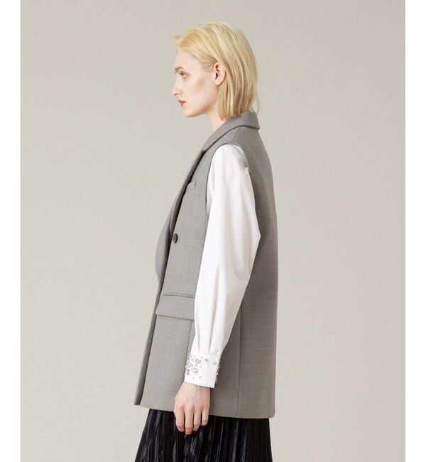 LOULOU WILLOUGHBY「【LOULOU WILLOUGHBY】ボンディングジレ」|ベスト・ジレ|