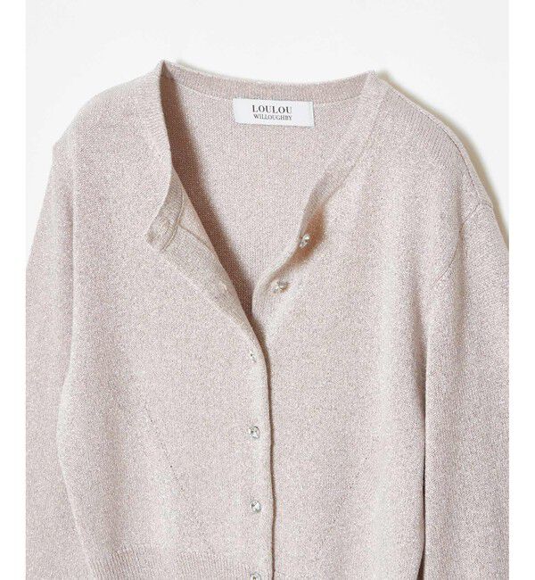LOULOU WILLOUGHBY「【LOULOU WILLOUGHBY】ラメメランジェカーディガン」|カーディガン|