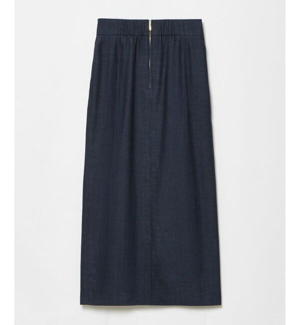 allureville「デニムライクスリットスカート」|タイト|