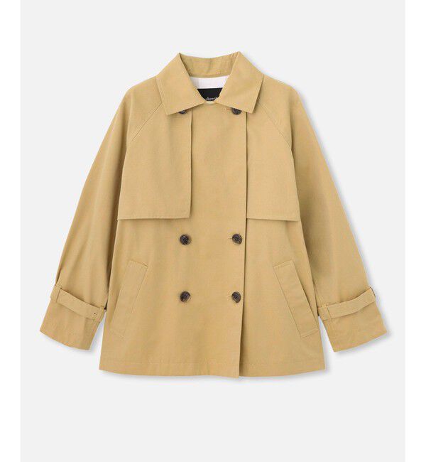 allureville「スーピマコットンミドルトレンチコート」|トレンチコート|