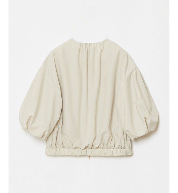 allureville「マットタフタショートブルゾン」|ブルゾン・スタジャン|