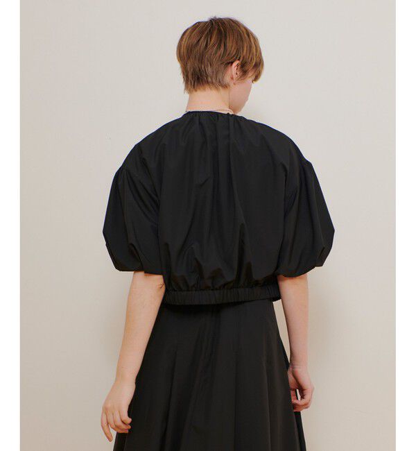 allureville「マットタフタショートブルゾン」|ブルゾン・スタジャン|