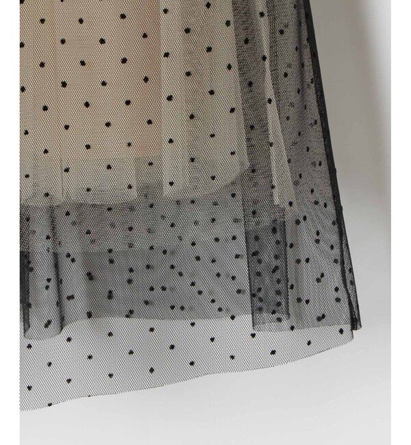 LOULOU WILLOUGHBY「【LOULOU WILLOUGHBY】ドットチュールスカート」|スカート|