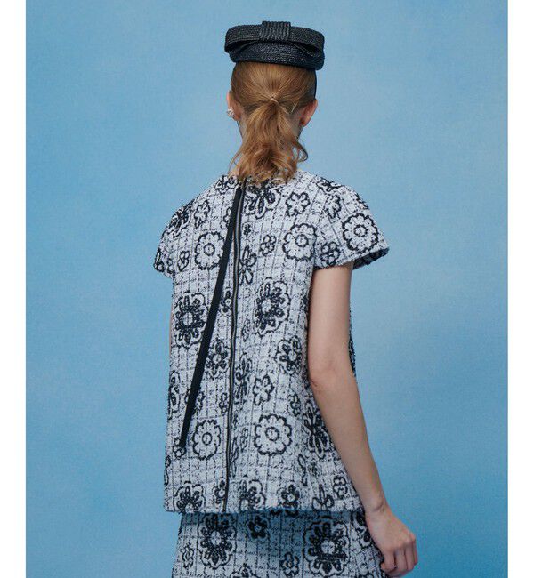 LOULOU WILLOUGHBY「【LOULOU WILLOUGHBY】ＭＡＬＨＩＡツイードプルオーバー」|シャツ・ブラウス|