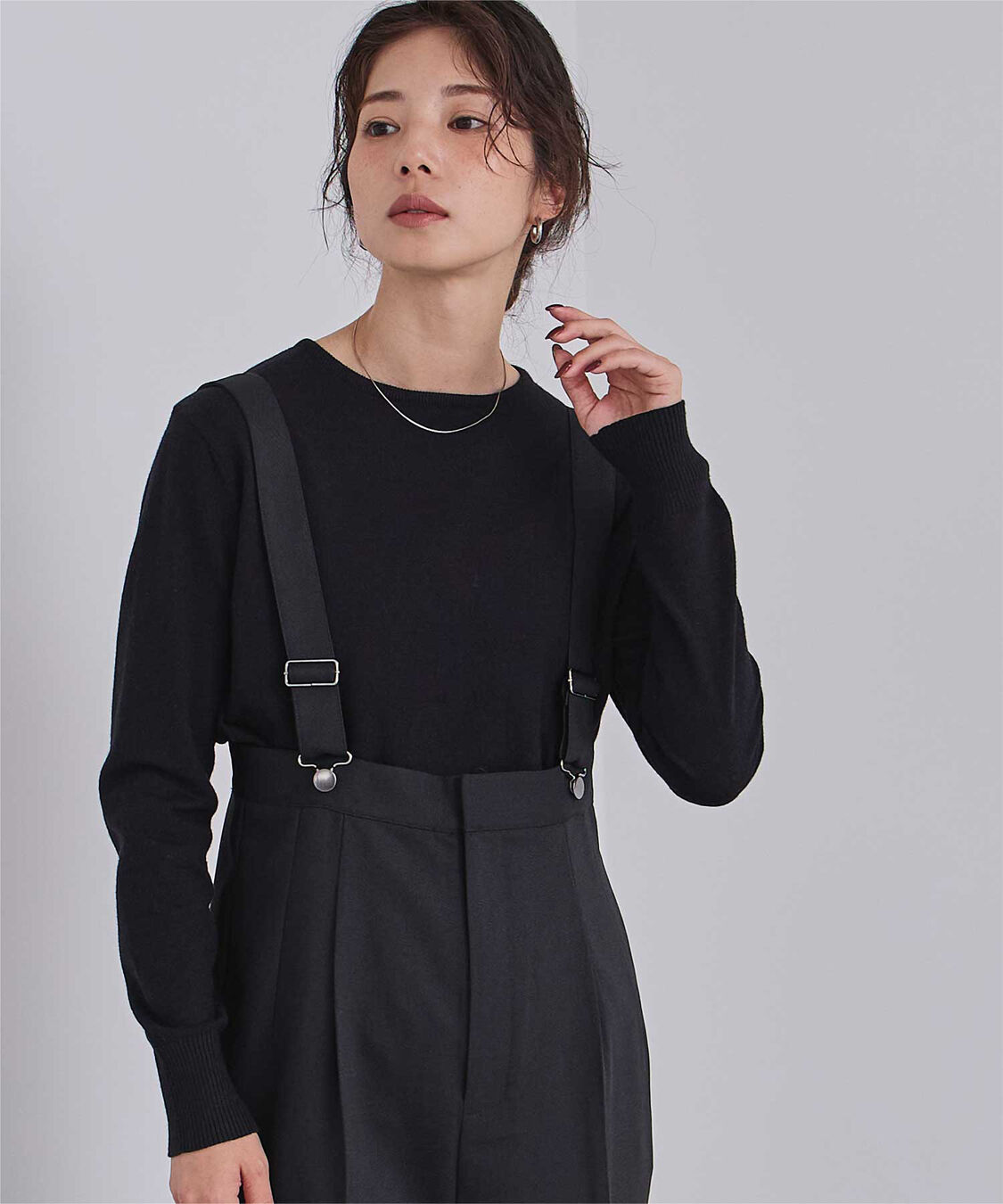 ur's「カシミヤタッチクルーネックニットトップス」|ニット・セーター|