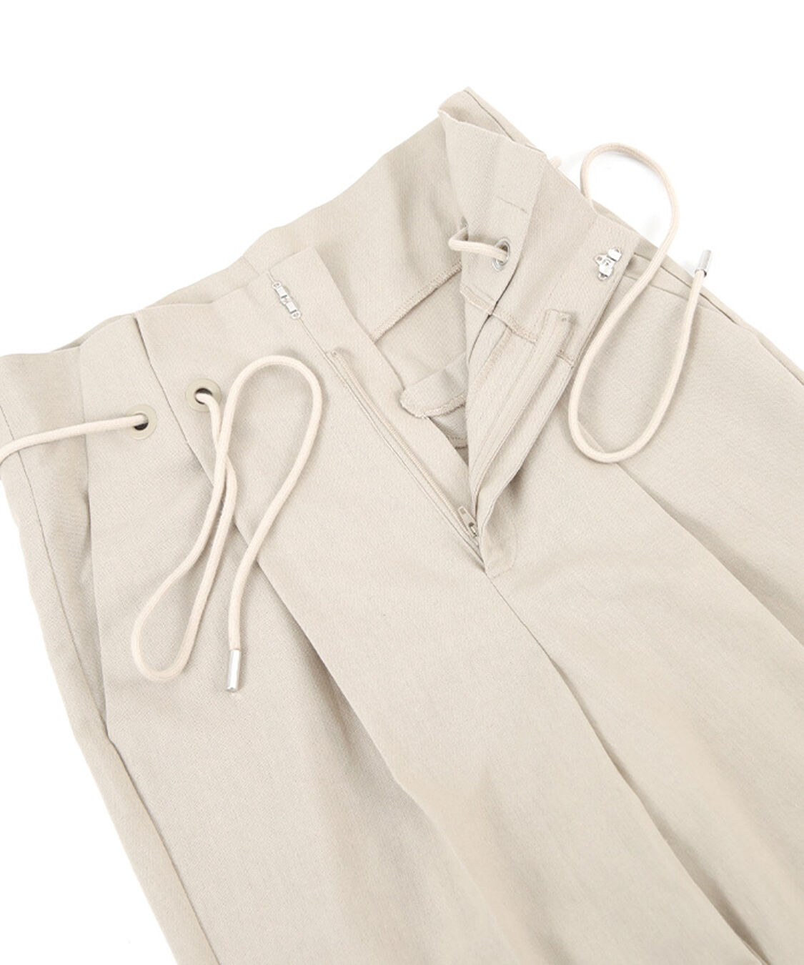 ur's「ベルト付ハイウエストタックパンツ」|その他|