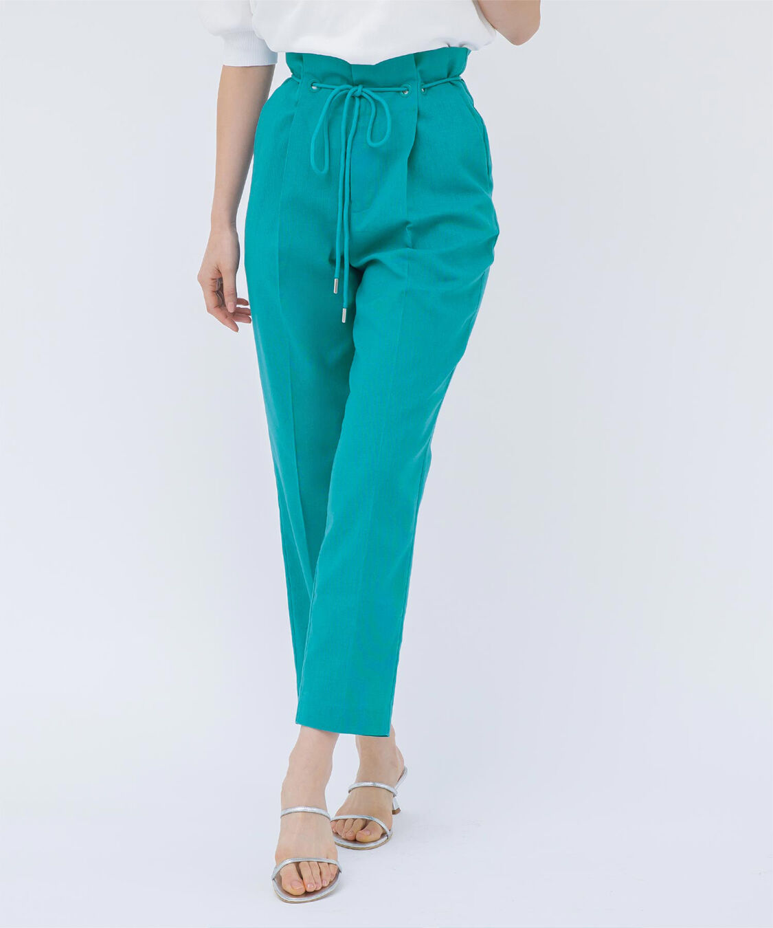 ur's「ベルト付ハイウエストタックパンツ」|その他|