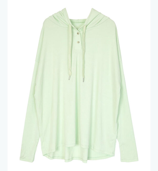 SEA DRESS「オーバーシルエットラッシュパーカープルオーバー」|ビキニトップス|