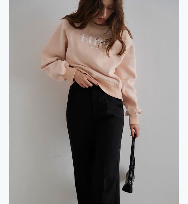 titivate「裏起毛ロゴプリントプルオーバー」|Tシャツ・カットソー|