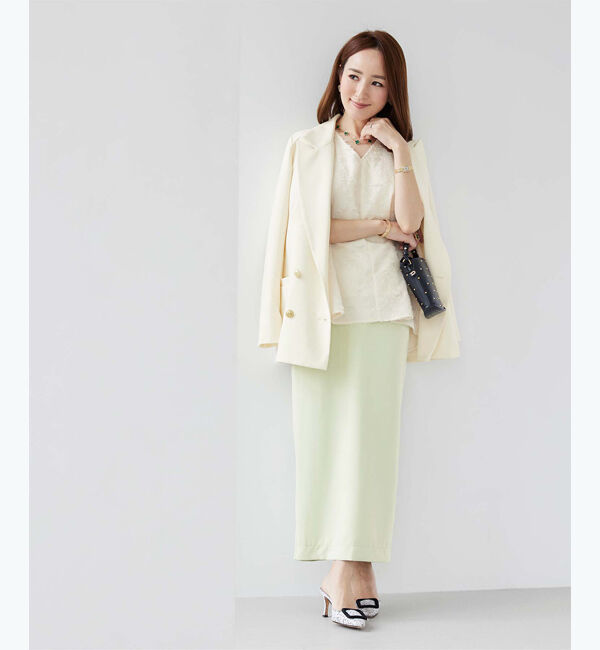 ur's「【星玲奈さんコラボアイテム】ハイウエストタイトスカート」|スカート|