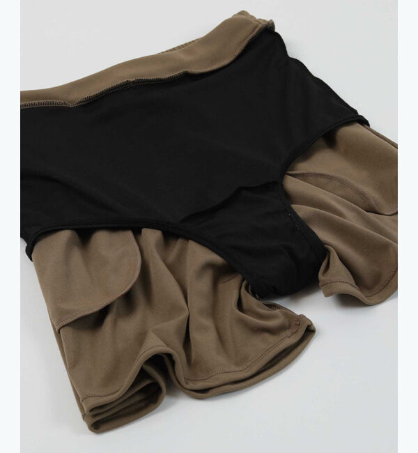 SEA DRESS「カップ付半袖Tシャツ&times;ショートパンツ/セット水着」|ビキニ|