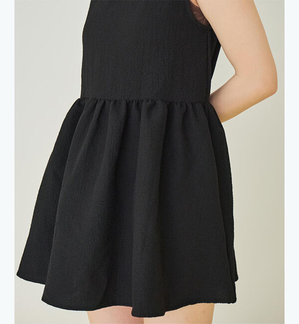 SEA DRESS「ノースリーブティアードチュニック/ラッシュガード」|コンビネゾン|