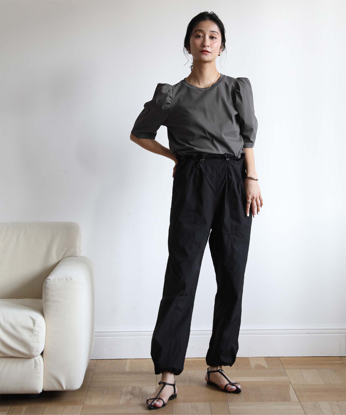 ur's「汗染み防止パフスリーブTシャツ」|Tシャツ・カットソー|