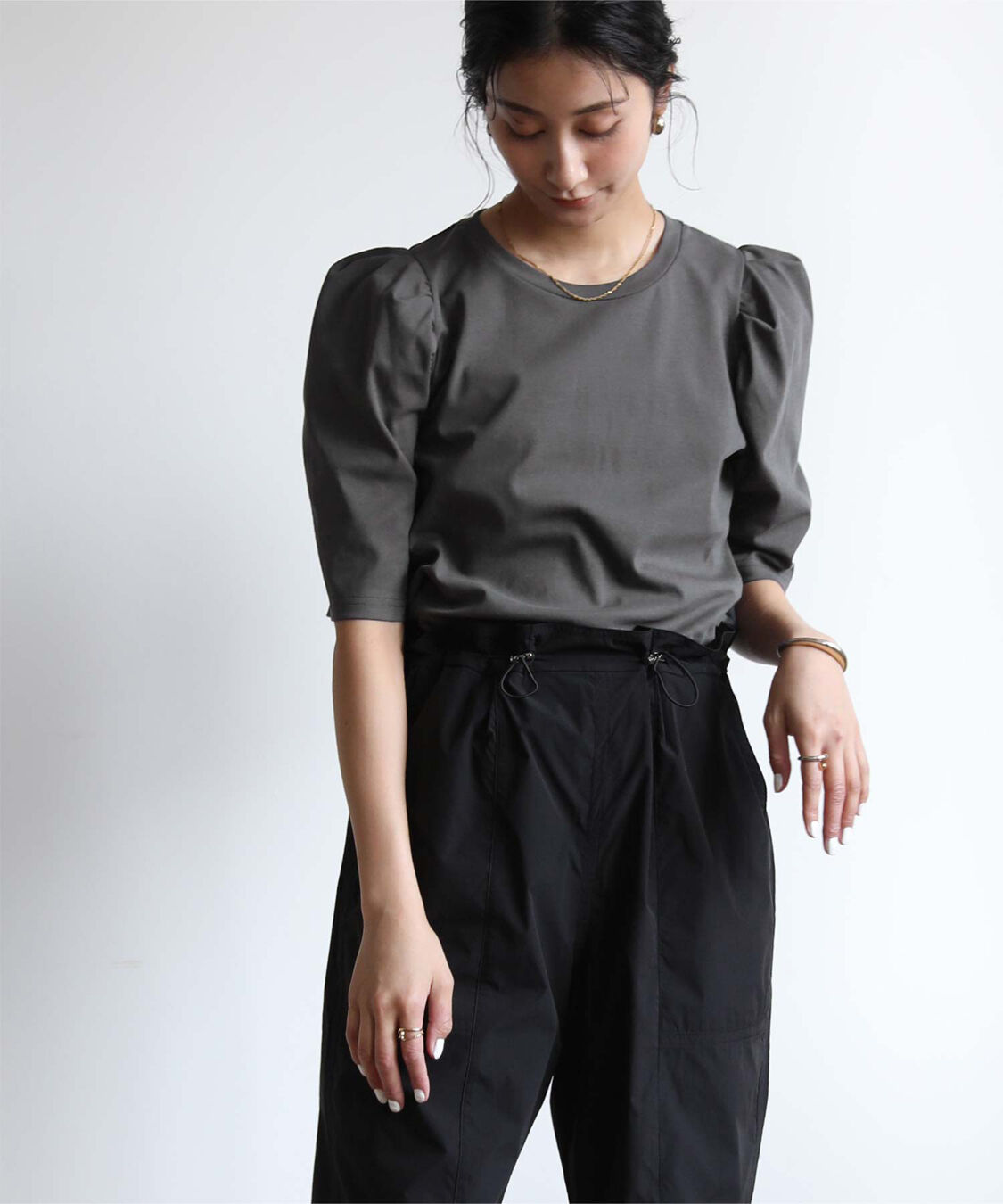 ur's「汗染み防止パフスリーブTシャツ」|Tシャツ・カットソー|