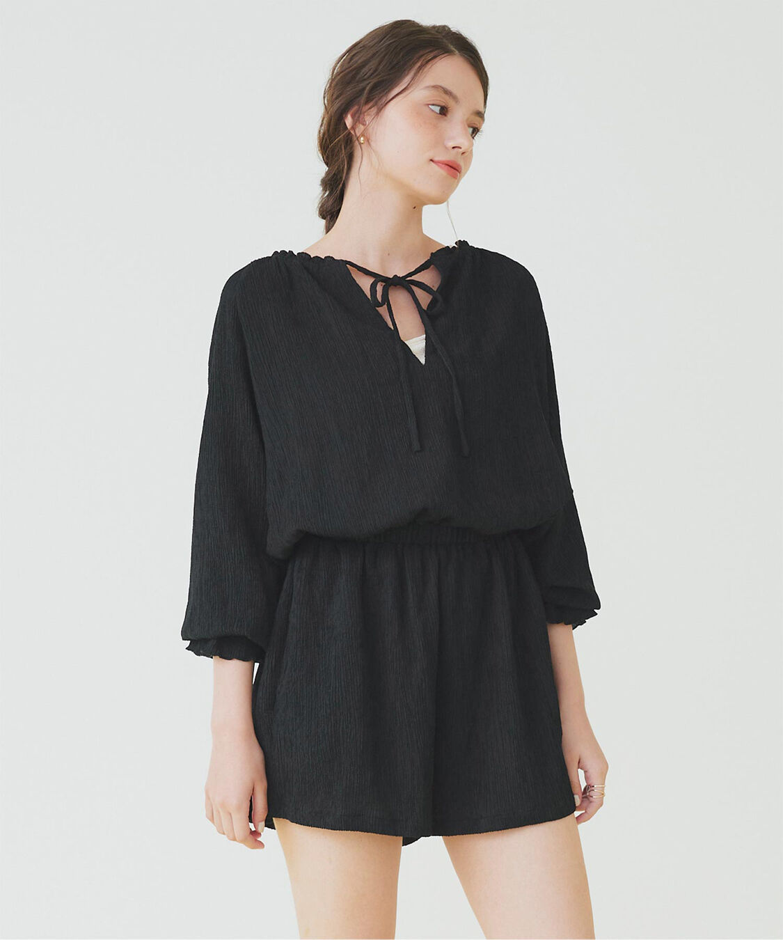 SEA DRESS「リラックス長袖オールインワン/ラッシュガード」|コンビネゾン|