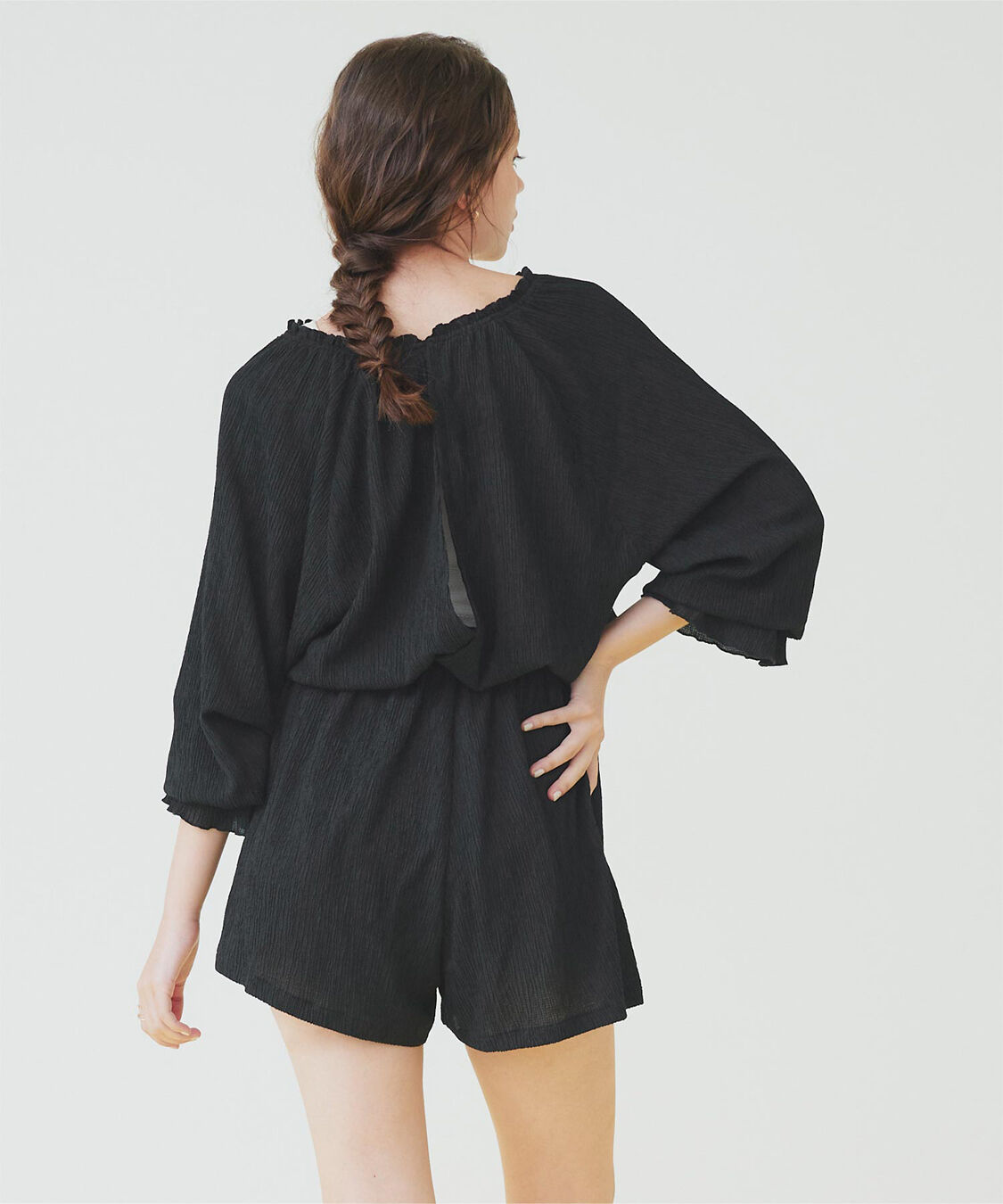 SEA DRESS「リラックス長袖オールインワン/ラッシュガード」|コンビネゾン|