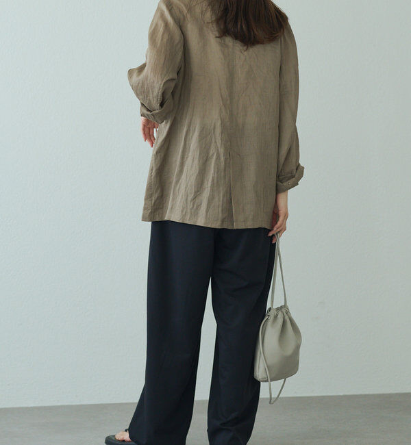  「【新色追加】ツータックウエストゴムストレッチパンツ」|その他|