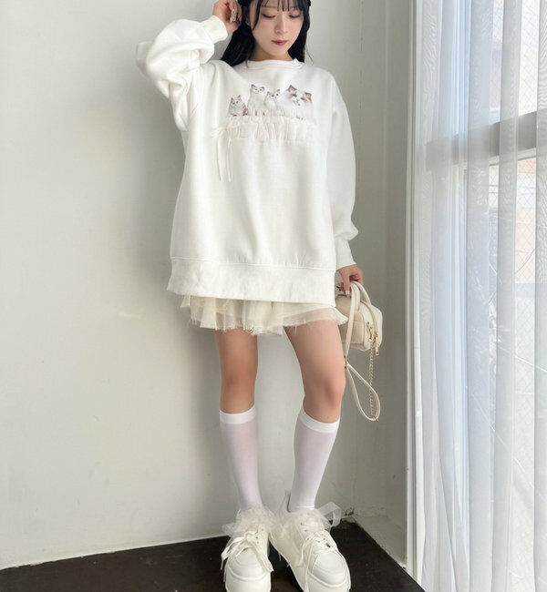  「0151130070【再入荷】リボンカスタムスニーカー」|その他|