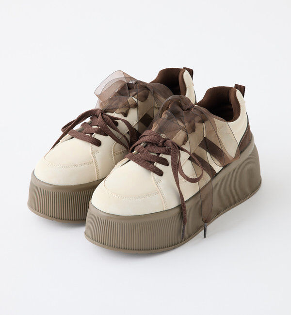  「0151130070【再入荷】リボンカスタムスニーカー」|その他|