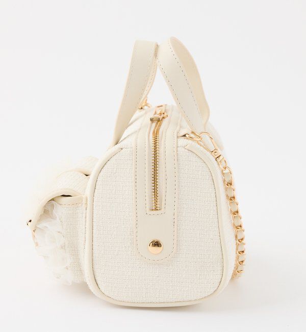  「【premiumorder】チュールポケットミニボストンバッグ」|ショルダー・メッセンジャー|