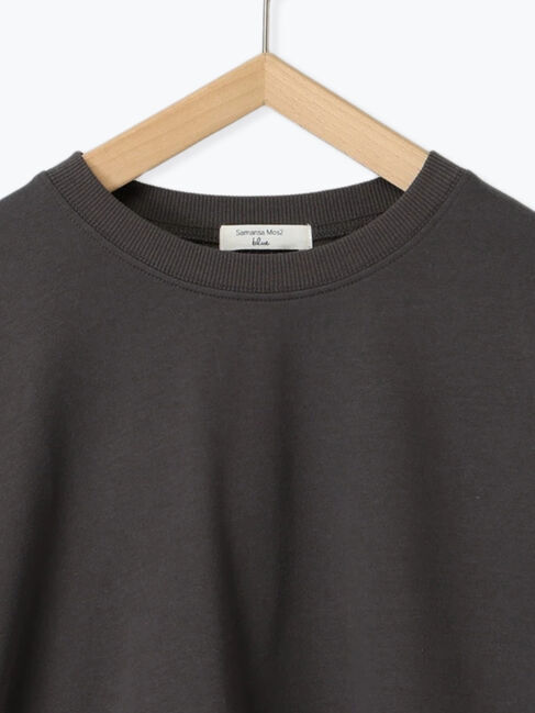 Samansa Mos2 blue「ミニ裏毛アソートプリントプルオーバー」|Tシャツ・カットソー|