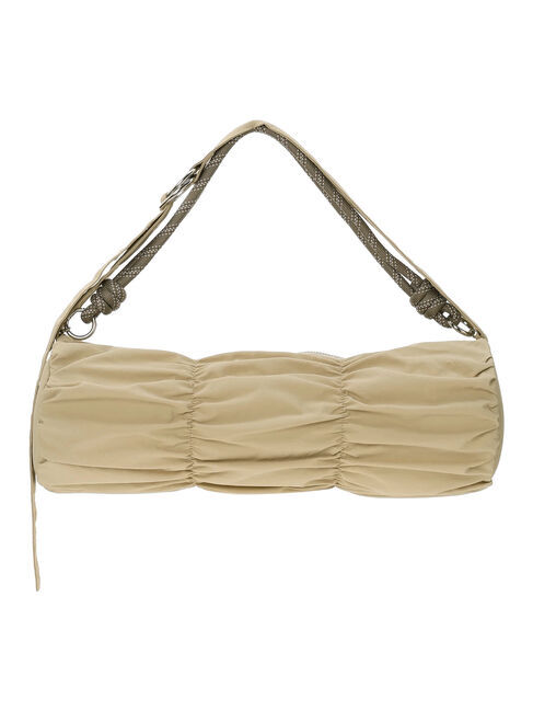 Samansa Mos2 blue「シャーリングミニドラムバッグ」|その他|