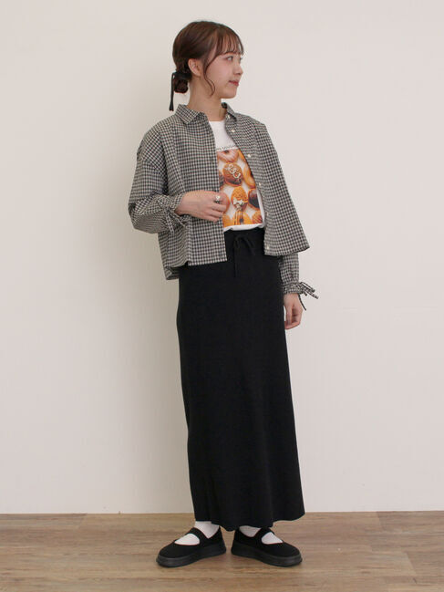 Samansa Mos2「キャンディースリーブショート丈シャツ」|シャツ・ブラウス|