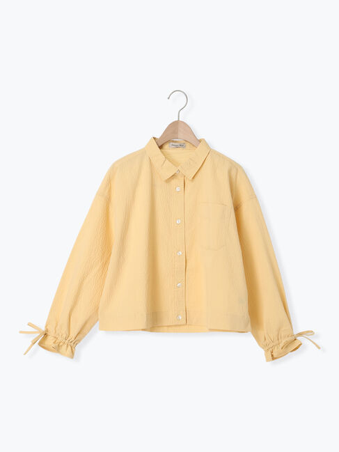 Samansa Mos2「キャンディースリーブショート丈シャツ」|シャツ・ブラウス|