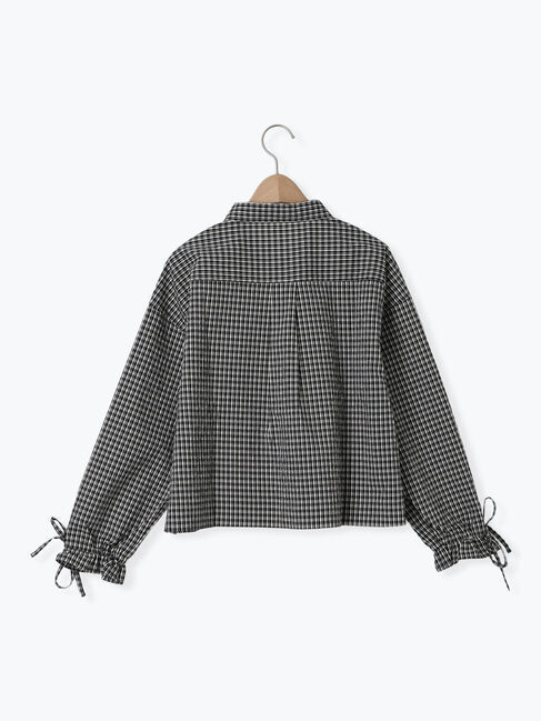 Samansa Mos2「キャンディースリーブショート丈シャツ」|シャツ・ブラウス|