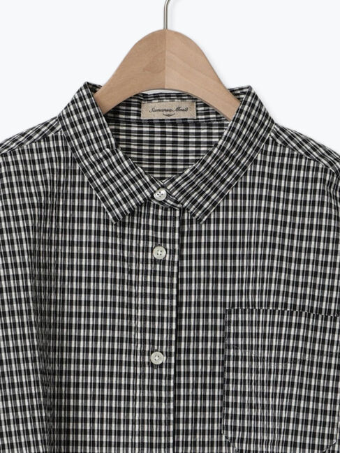 Samansa Mos2「キャンディースリーブショート丈シャツ」|シャツ・ブラウス|