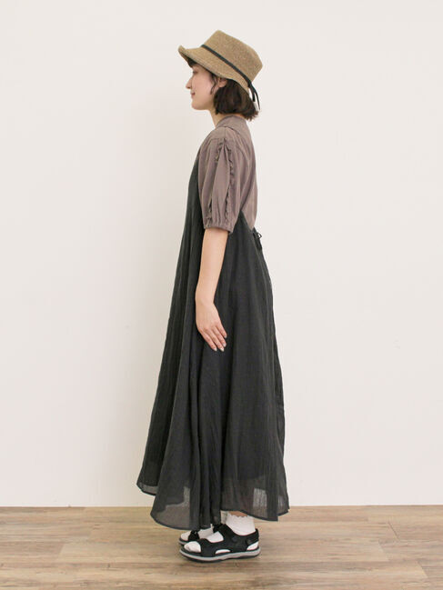 Samansa Mos2「袖タテフリルTシャツ」|Tシャツ・カットソー|