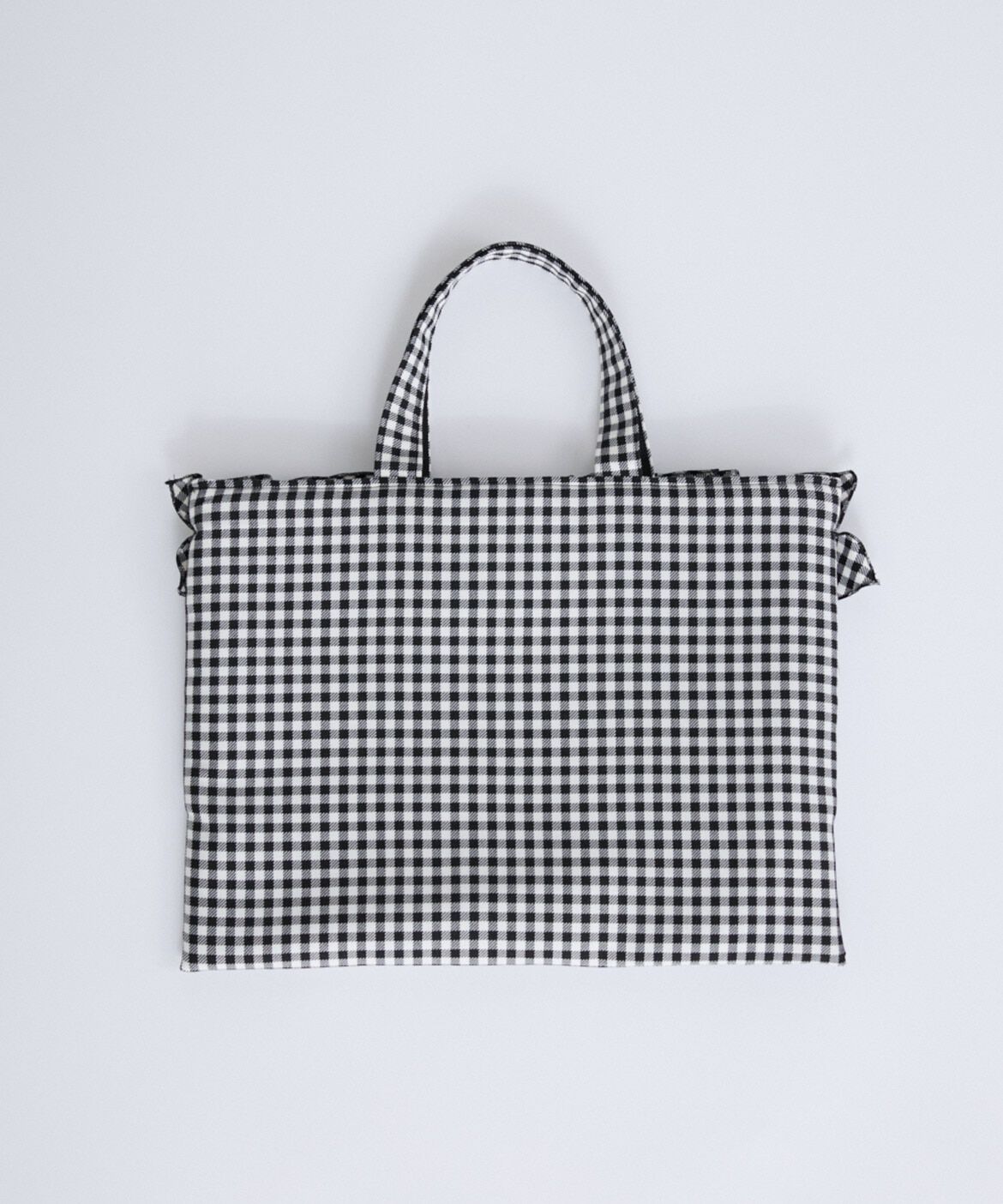 Maglie le cassetto「チェック柄フリルバッグ」|トートバッグ|