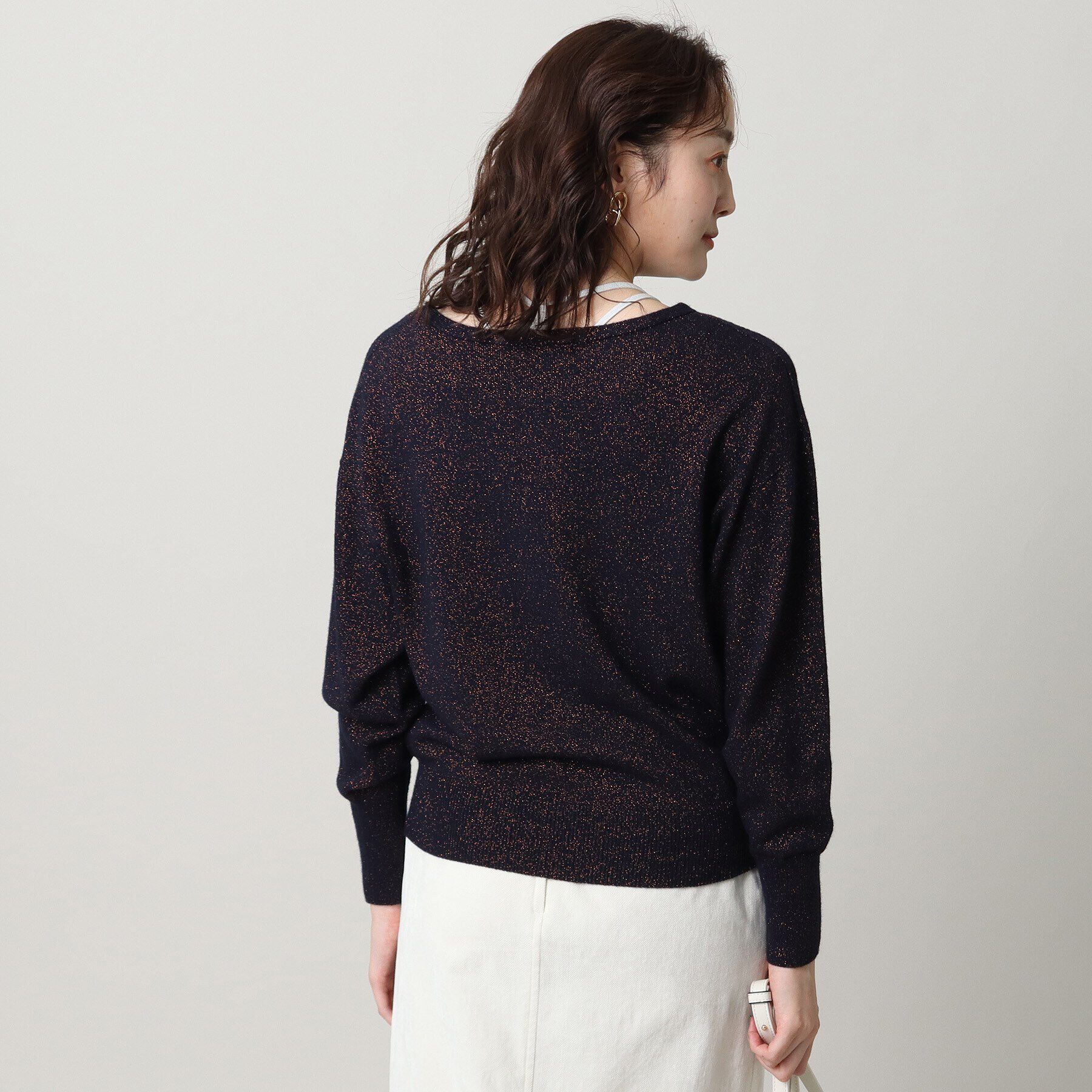 UNTITLED「リーベルラメベア天竺タンクトップ」|キャミソール|