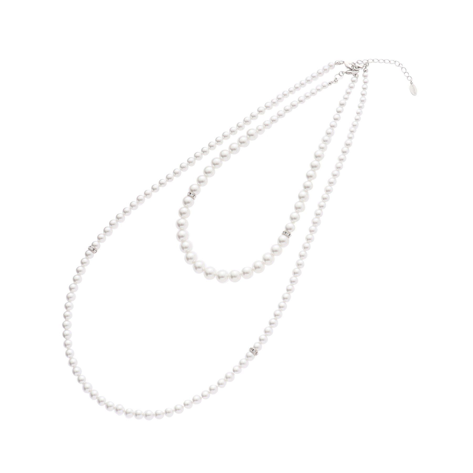 UNTITLED「【セレモニー】2連フェイクパールネックレス」|ネックレス|