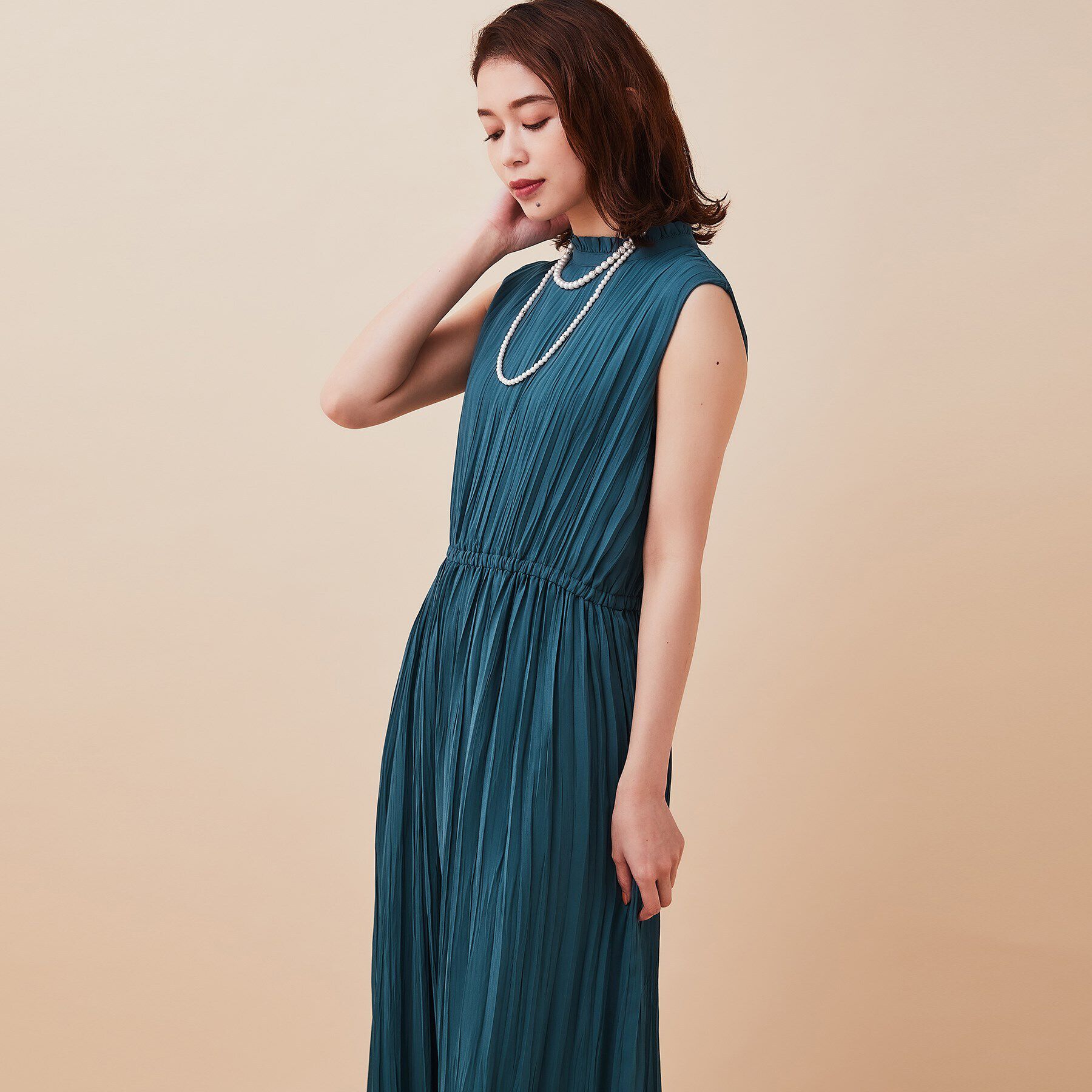 UNTITLED「【セレモニー】2連フェイクパールネックレス」|ネックレス|