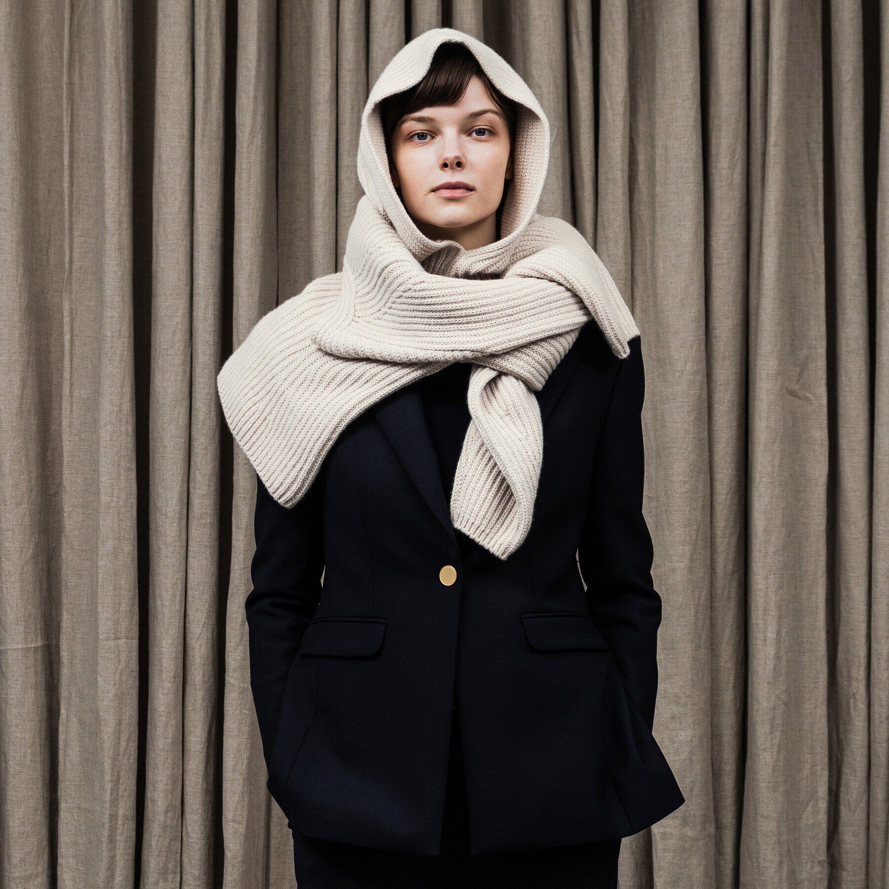 UNTITLED「ウールカシミヤニット＋バラクラバSET」|ニット・セーター|ナチュラル(050)