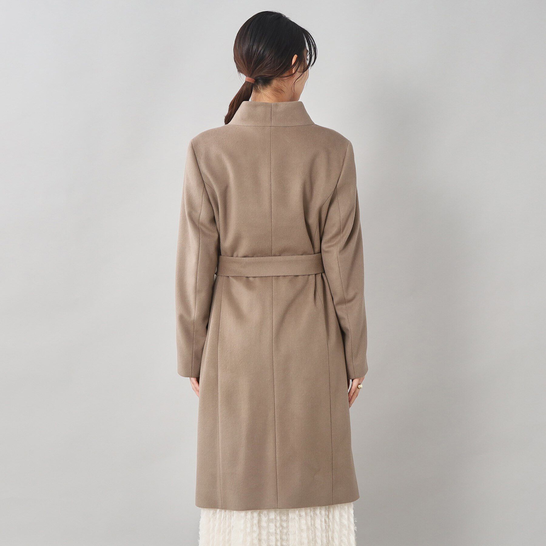 UNTITLED「【日本製／2WAY衿】スタンドカラー ロングコート」|その他|