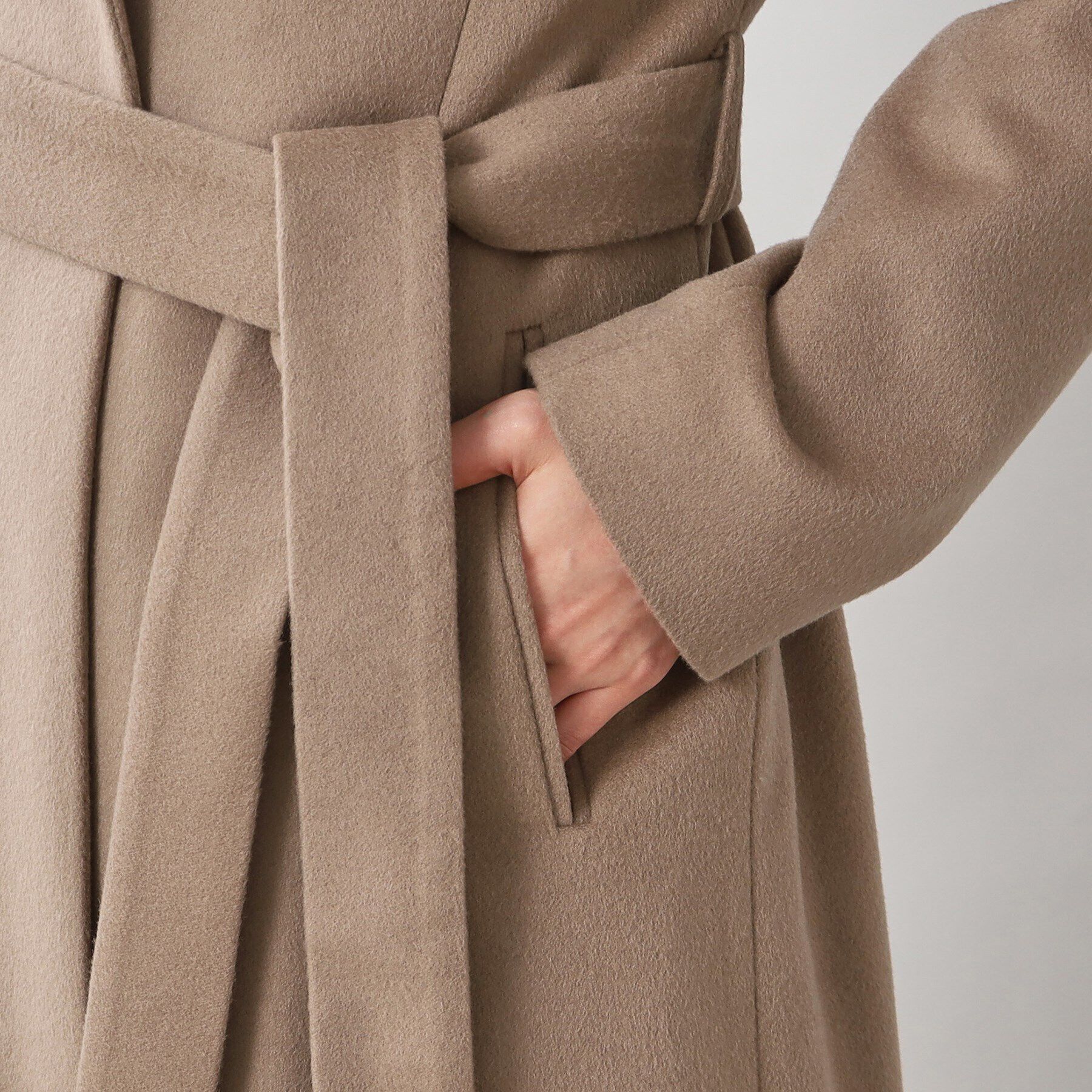 UNTITLED「【日本製／2WAY衿】スタンドカラー ロングコート」|その他|