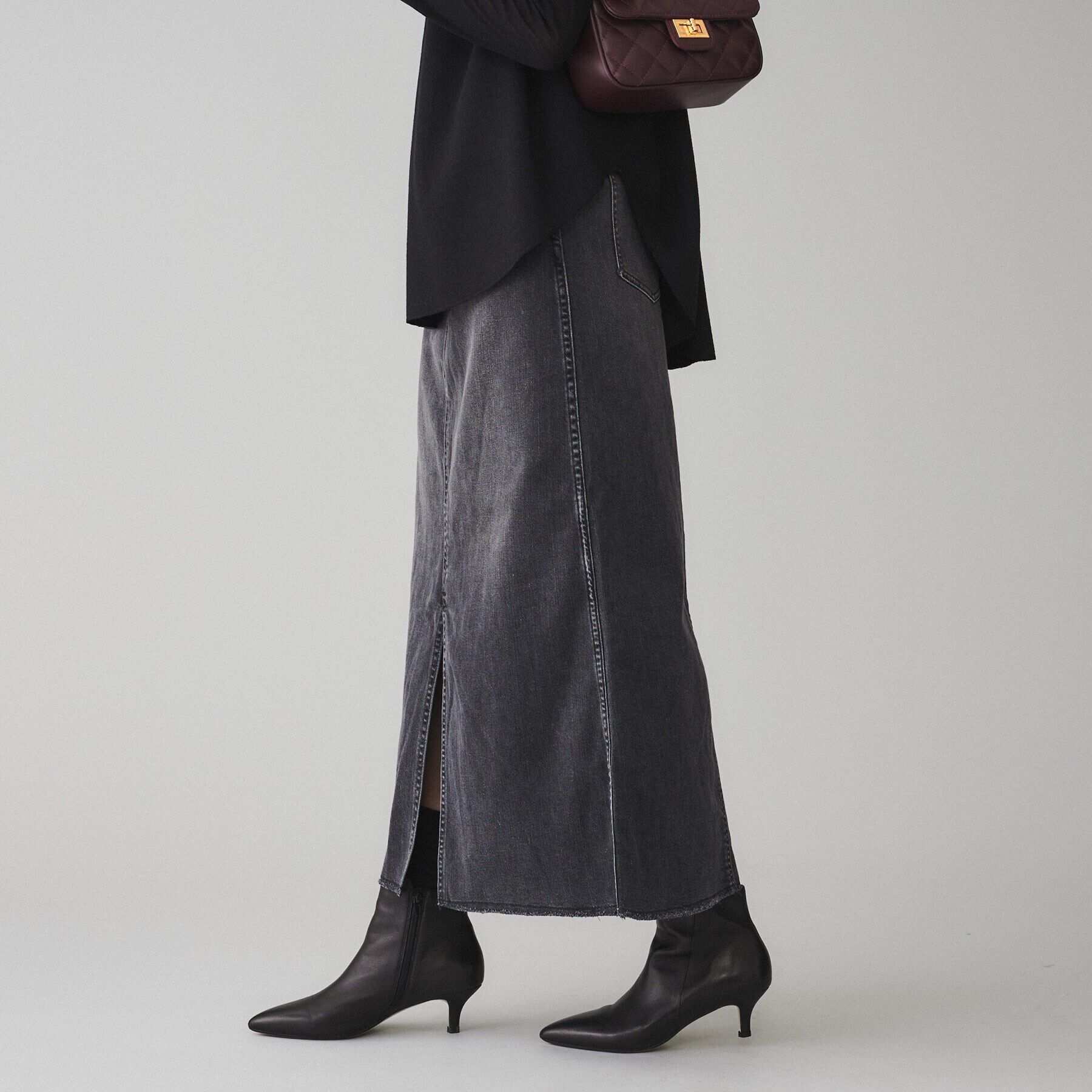 UNTITLED「【Healthy DENIM】Pear Maxi（ペアーマキシ）デニムスカート」|スカート|