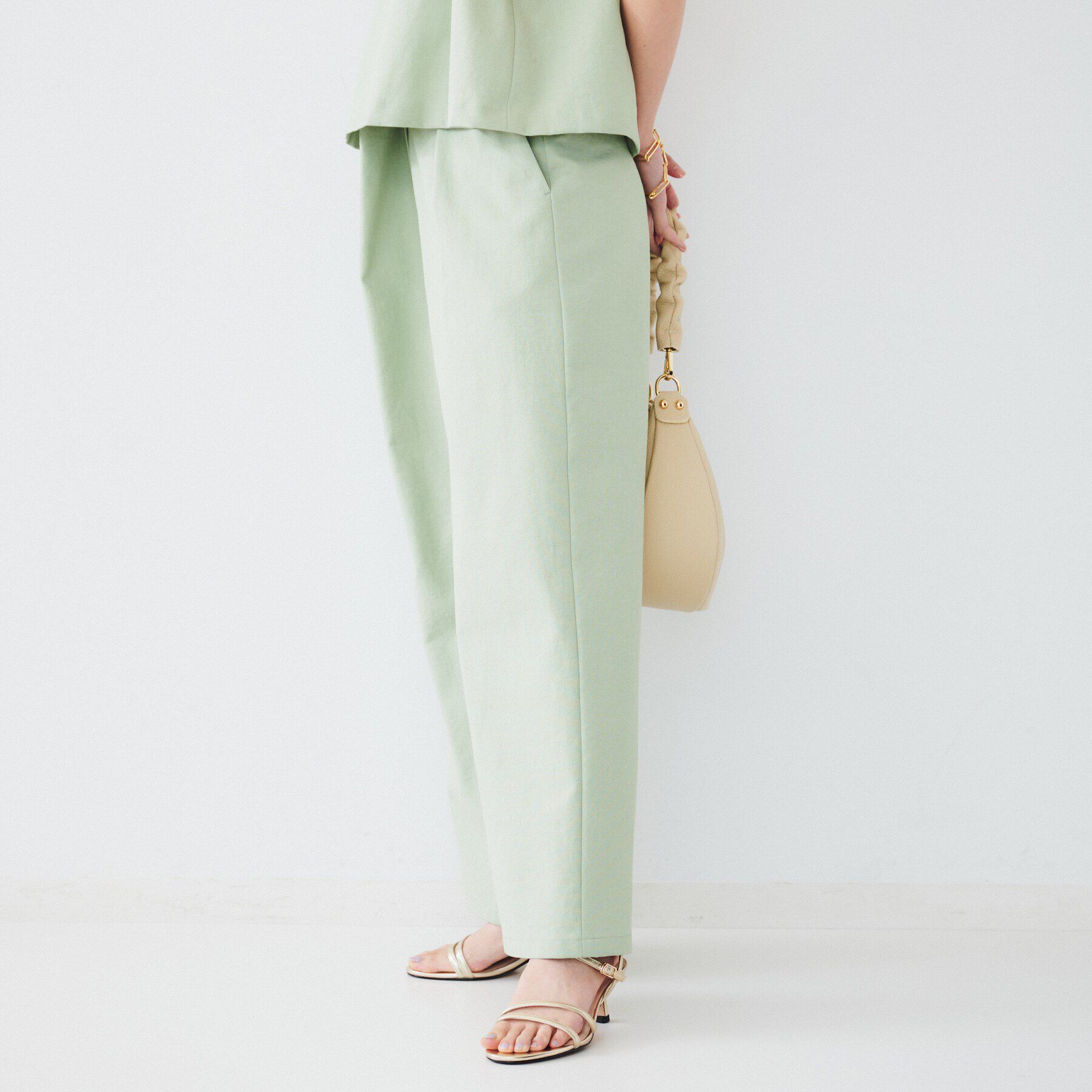 UNTITLED「【セットアップ可能】フロントラップ ワイドパンツ」|その他|