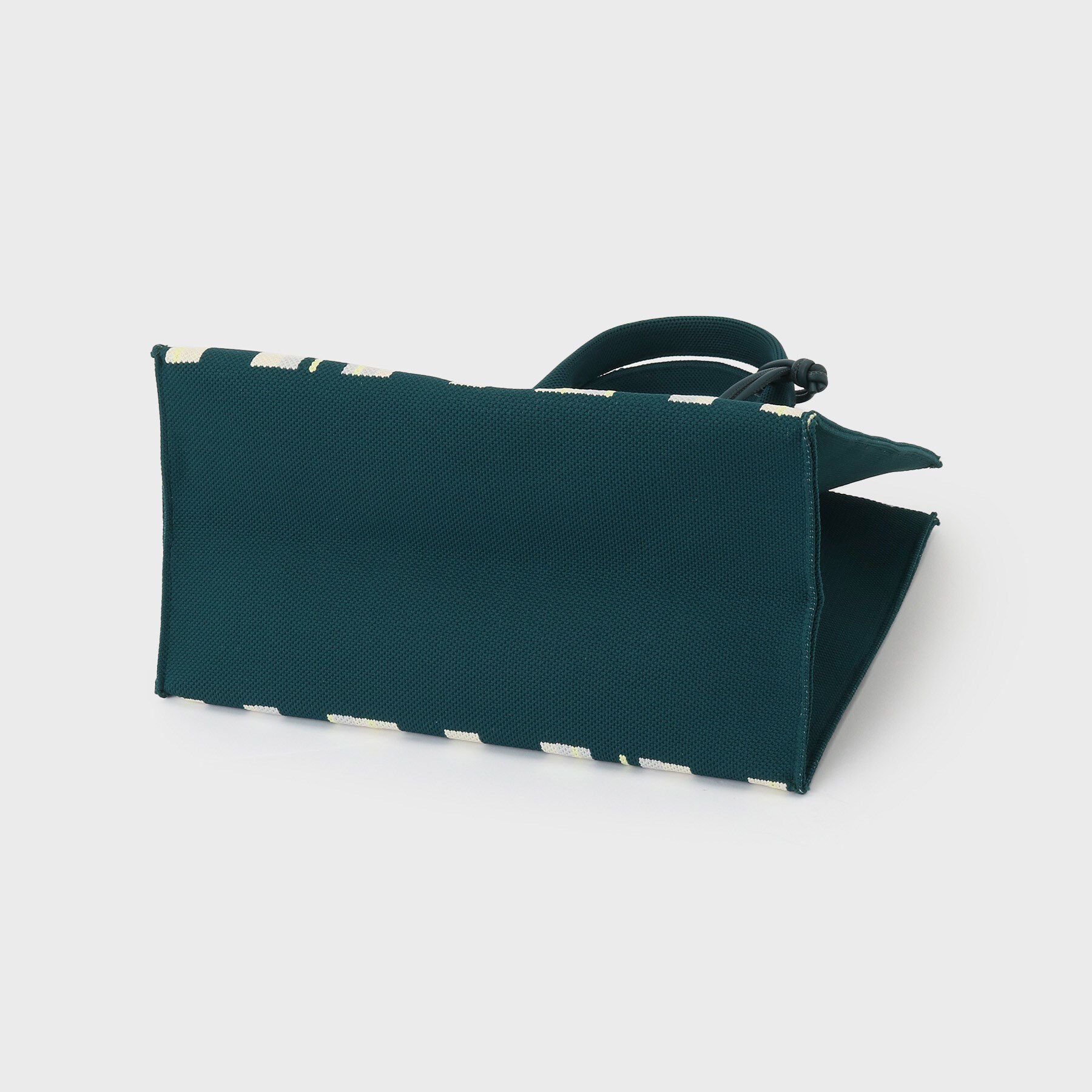 UNTITLED「【手洗い可】マルチストライプニットバッグ」|ハンドバッグ|