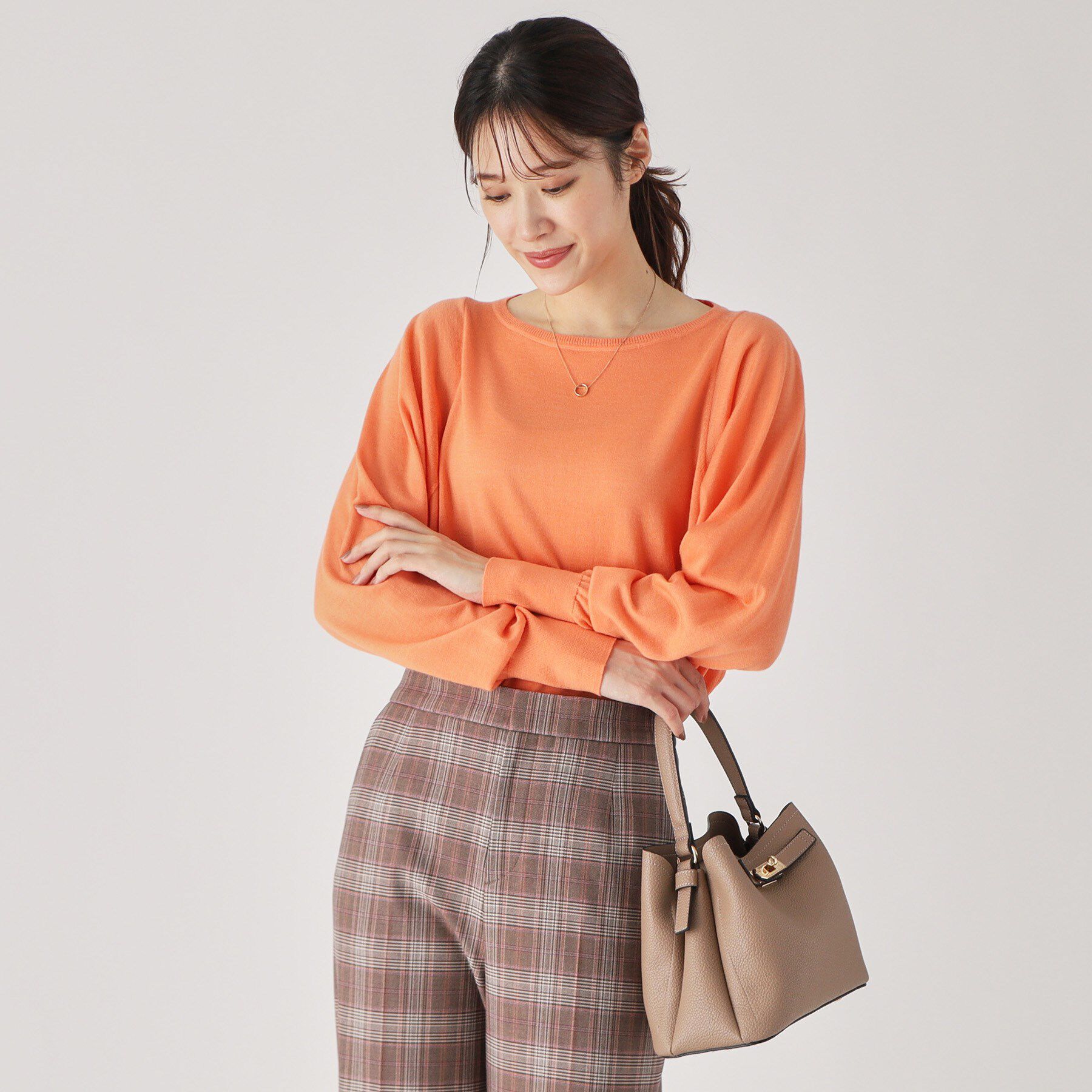 COUP DE CHANCE「【カシミヤ混】ハイゲージニットトップス」|ニット・セーター|