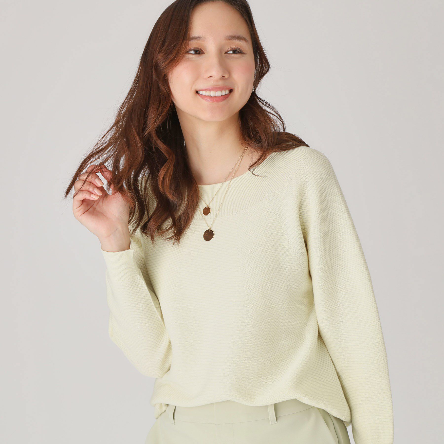 COUP DE CHANCE「【洗える／日本製】無縫製ニットトップス」|ニット・セーター|