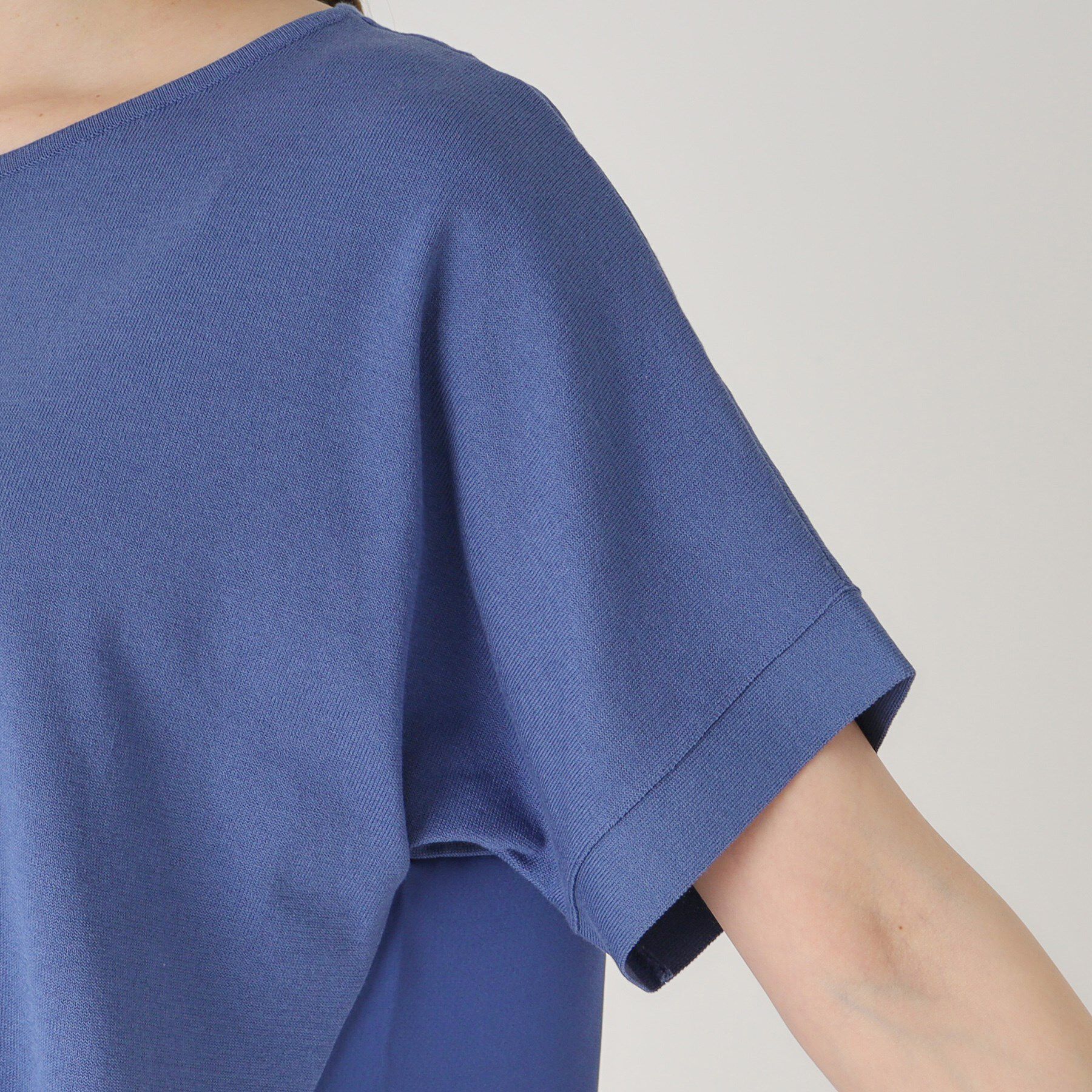 COUP DE CHANCE「【洗える／ヒップ丈】異素材組合せトップス」|ニット・セーター|