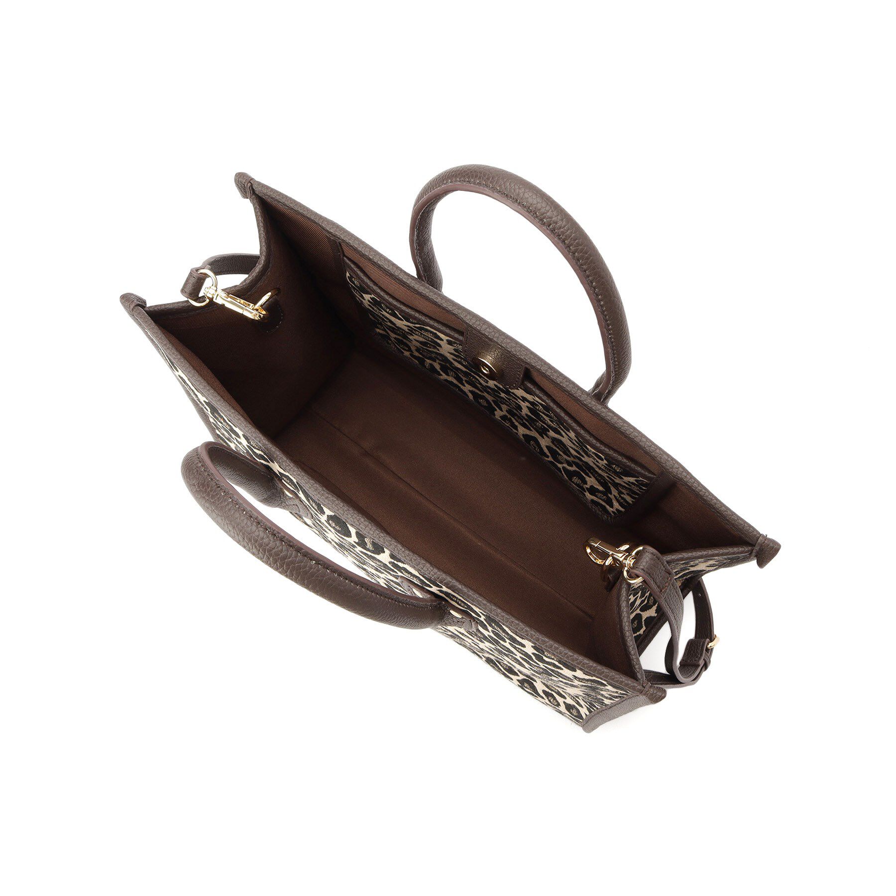 Reflect「【しっかり収納／ショルダー付き】レオパードジャカードバッグ」|トートバッグ|